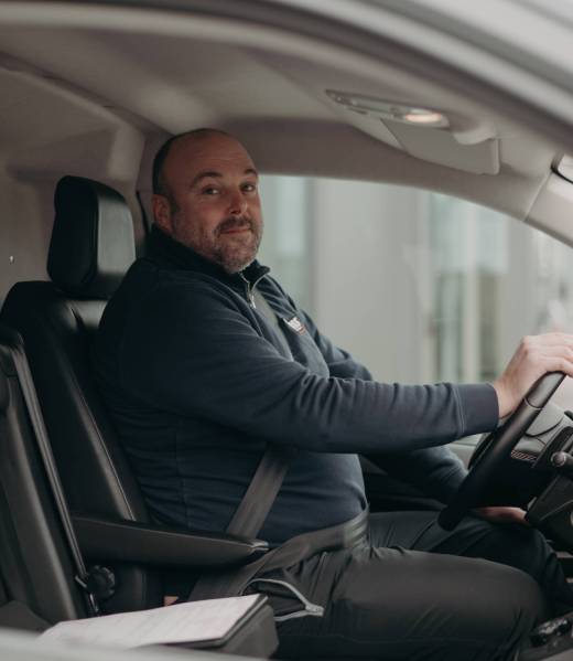 Clever Logistics - William de Flander onderweg naar voor een levering